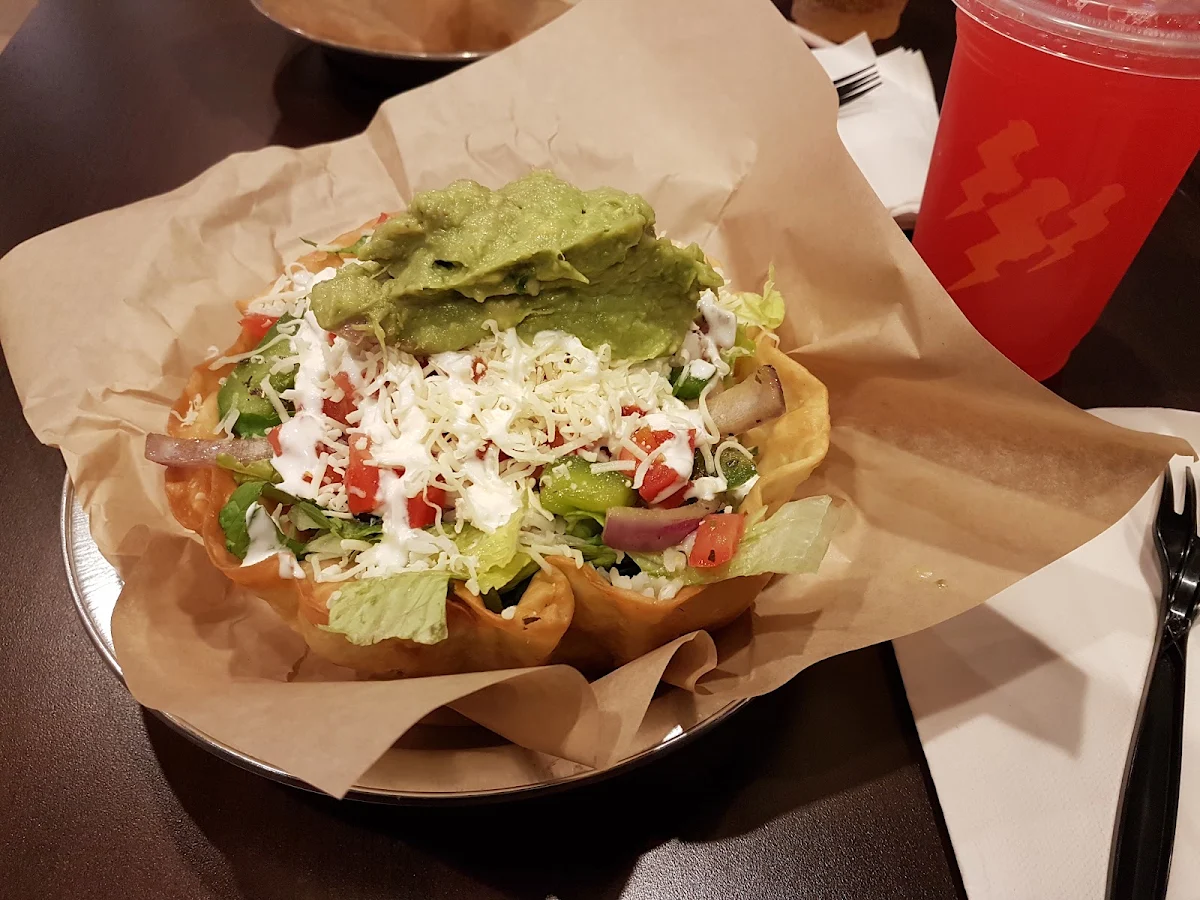 Veggie Taco Salad, QDOBA Mexican Eats