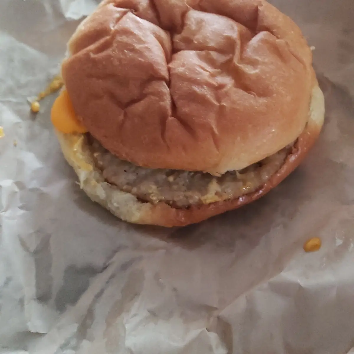 Sausage Cheese Breakfast Sandwich