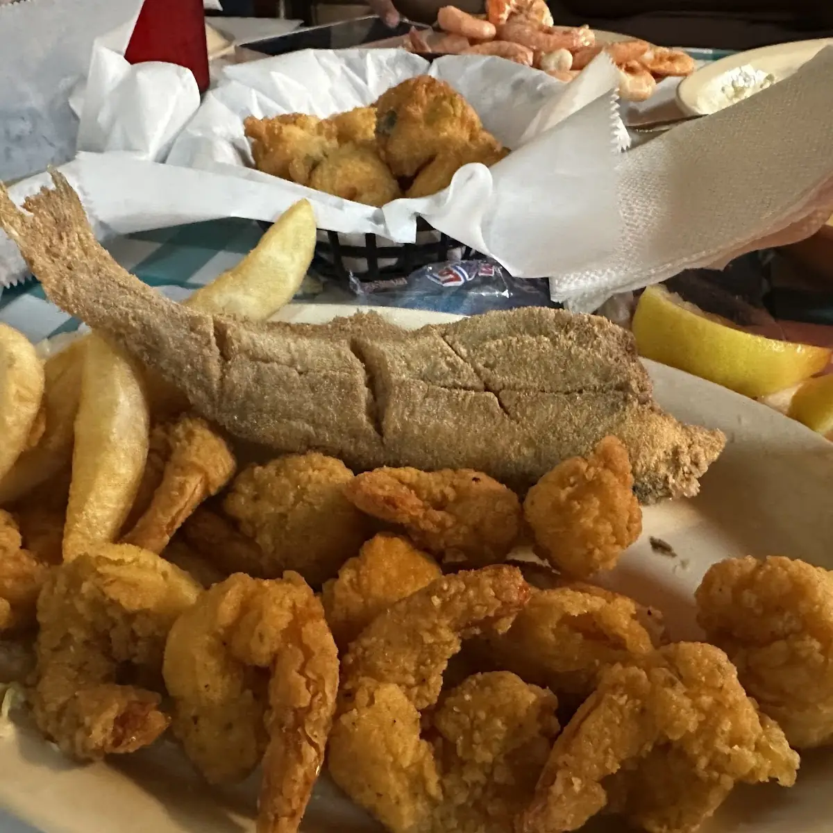 Fried Catfish and Fried Shrimp
