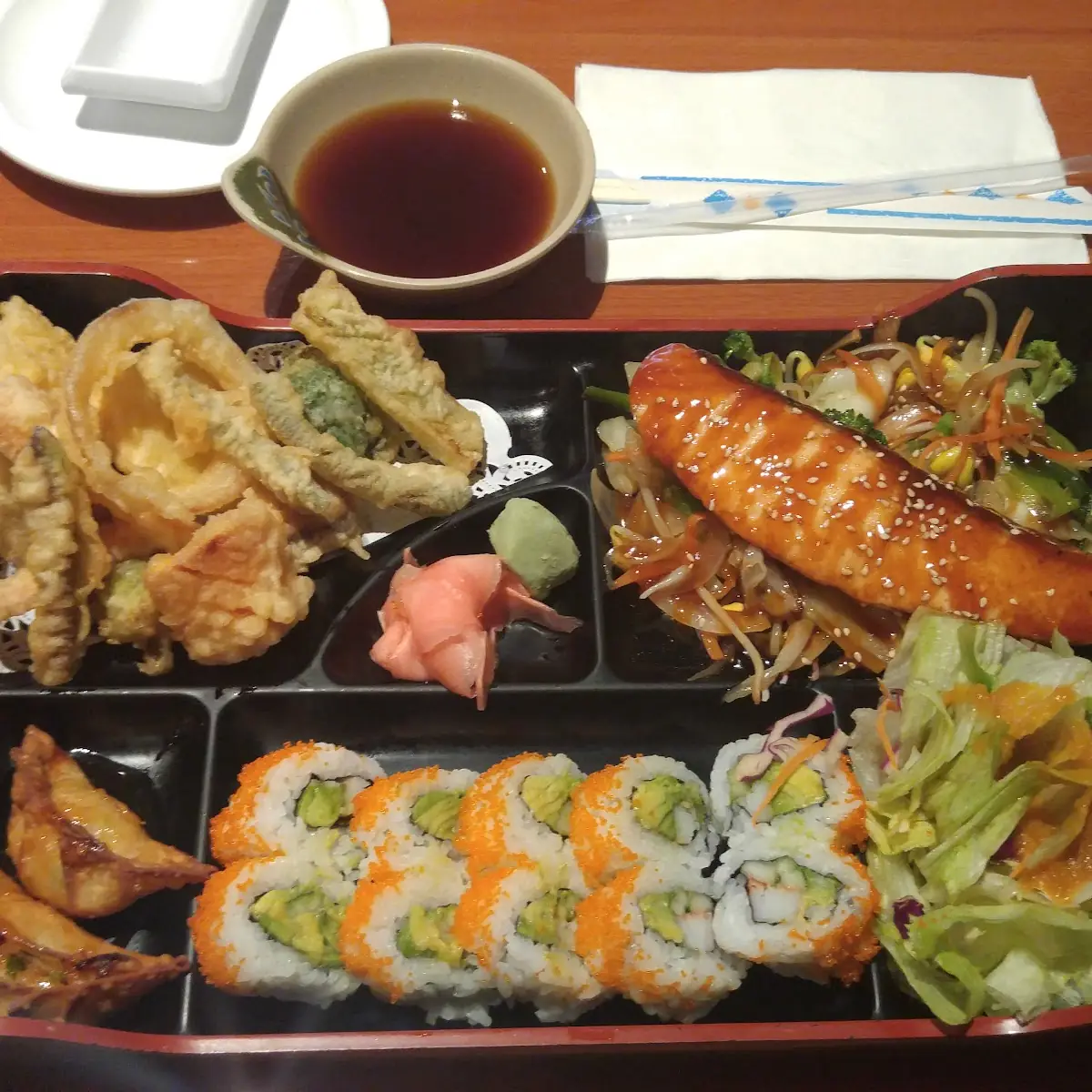 Salmon Bento Box