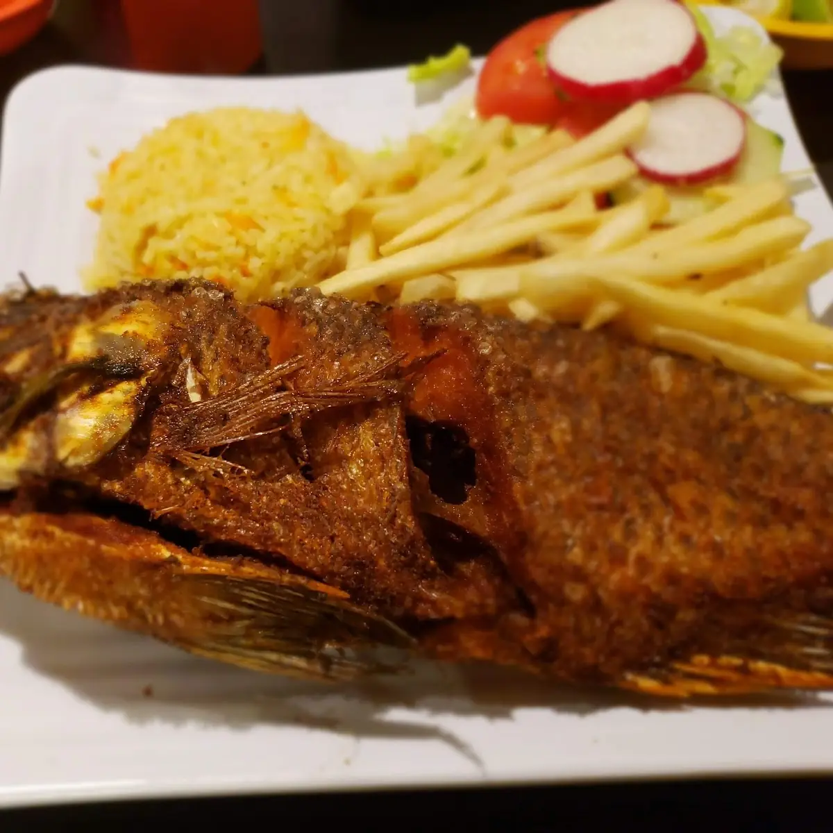 Mojarra Frita Fried Tilapia Whole