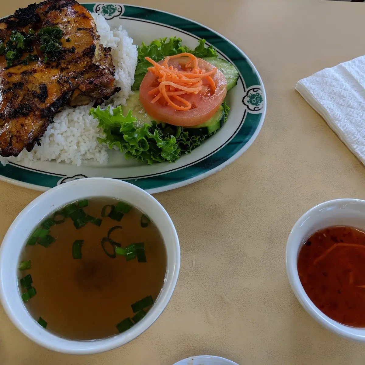 Charbroiled Lemon Grass Pork Chop