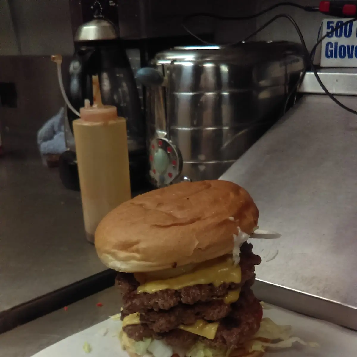 Large Triple Cheeseburger