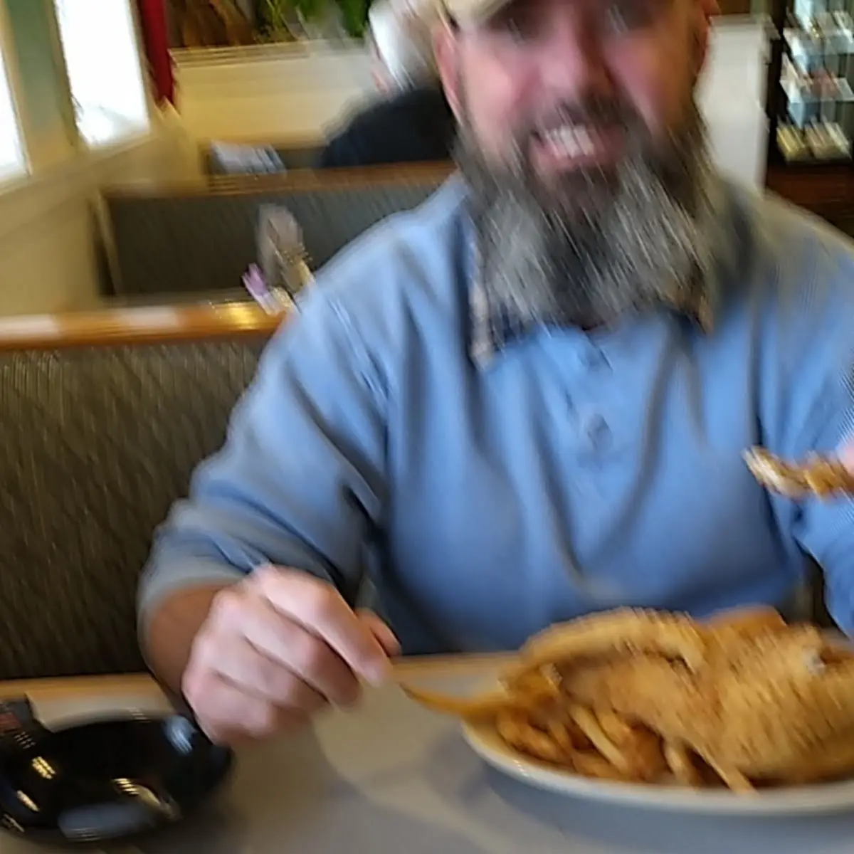Fish and Chips Also Shrimp Scallop Alfredo