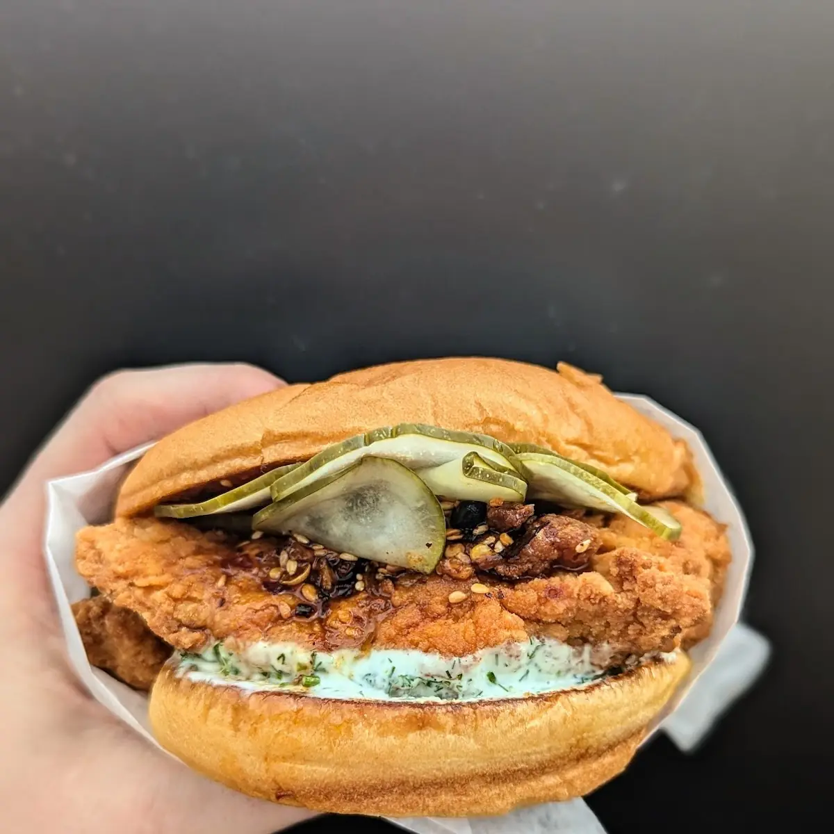 Hot Honey Chicken Sandwhich