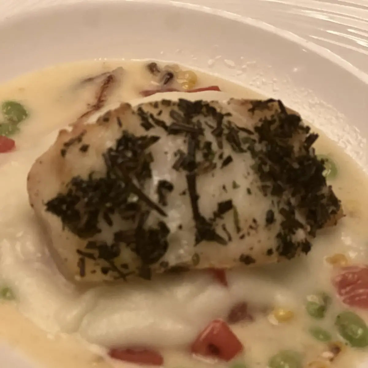 Herb Crusted Chilean Seabass