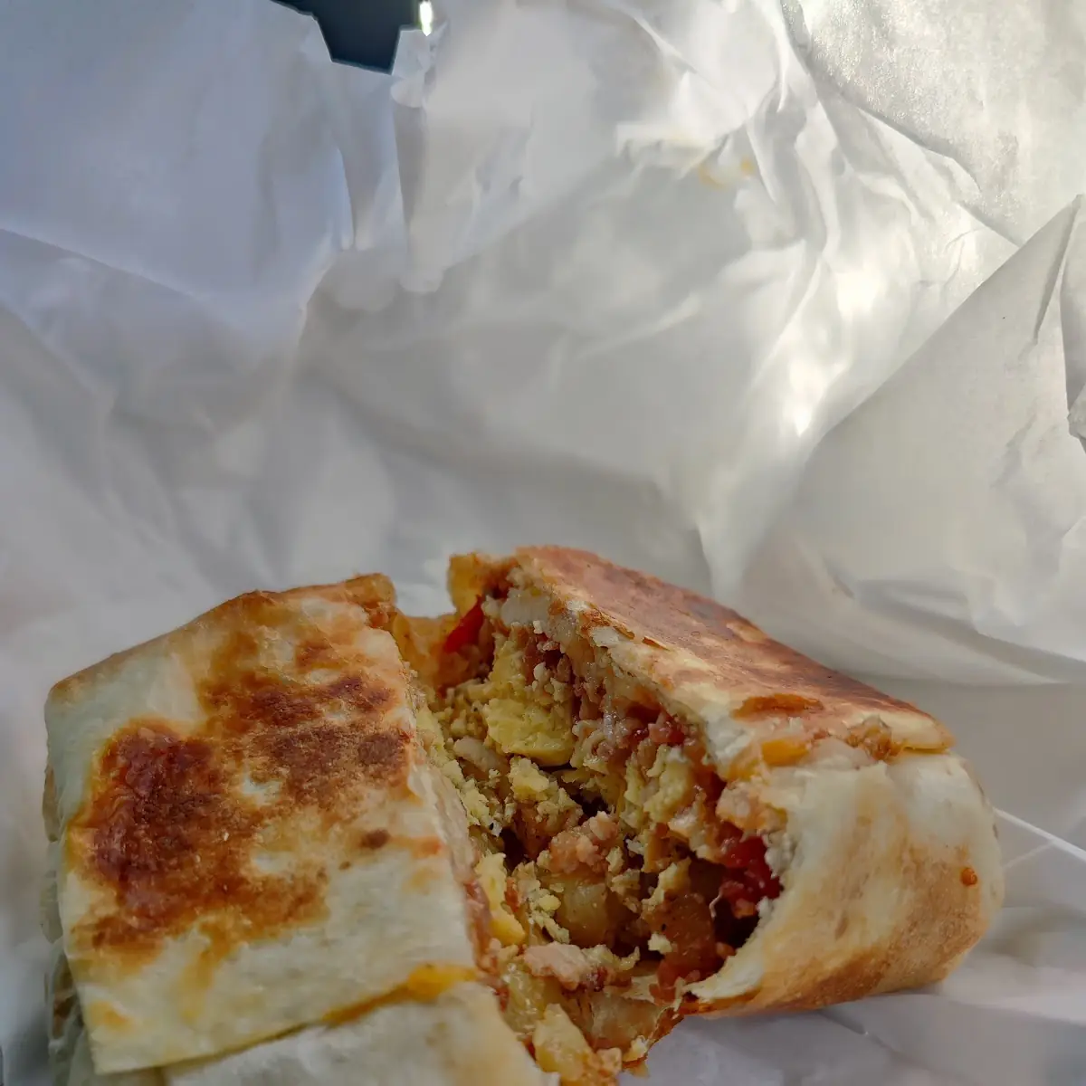 Bacon Breakfast Burrito