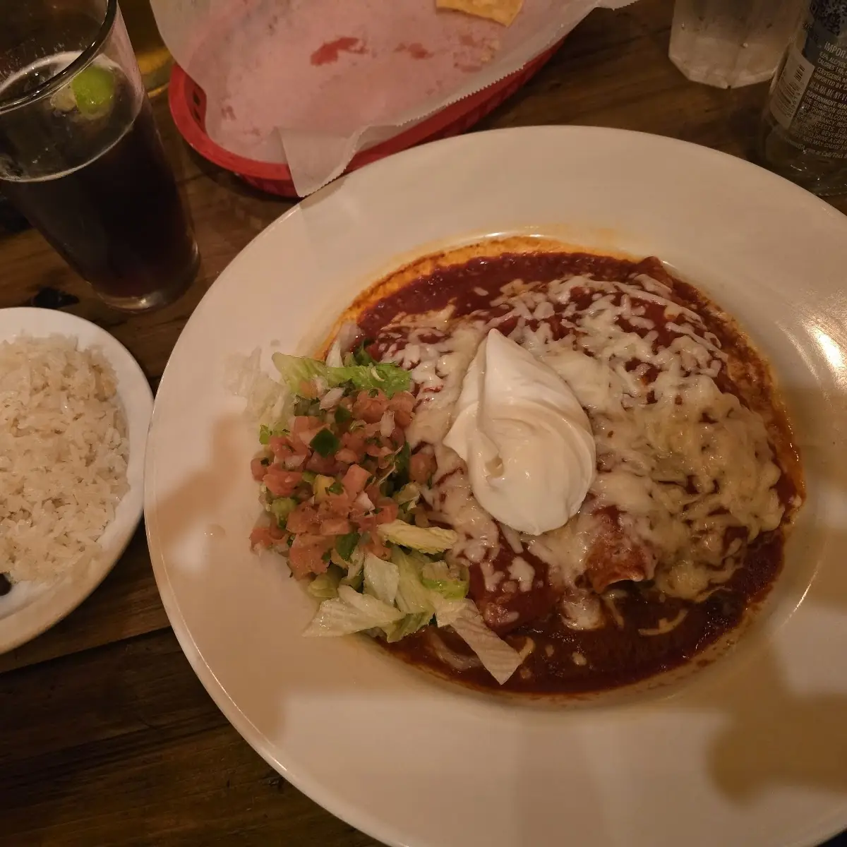 Enchiladas with Mole Sauce