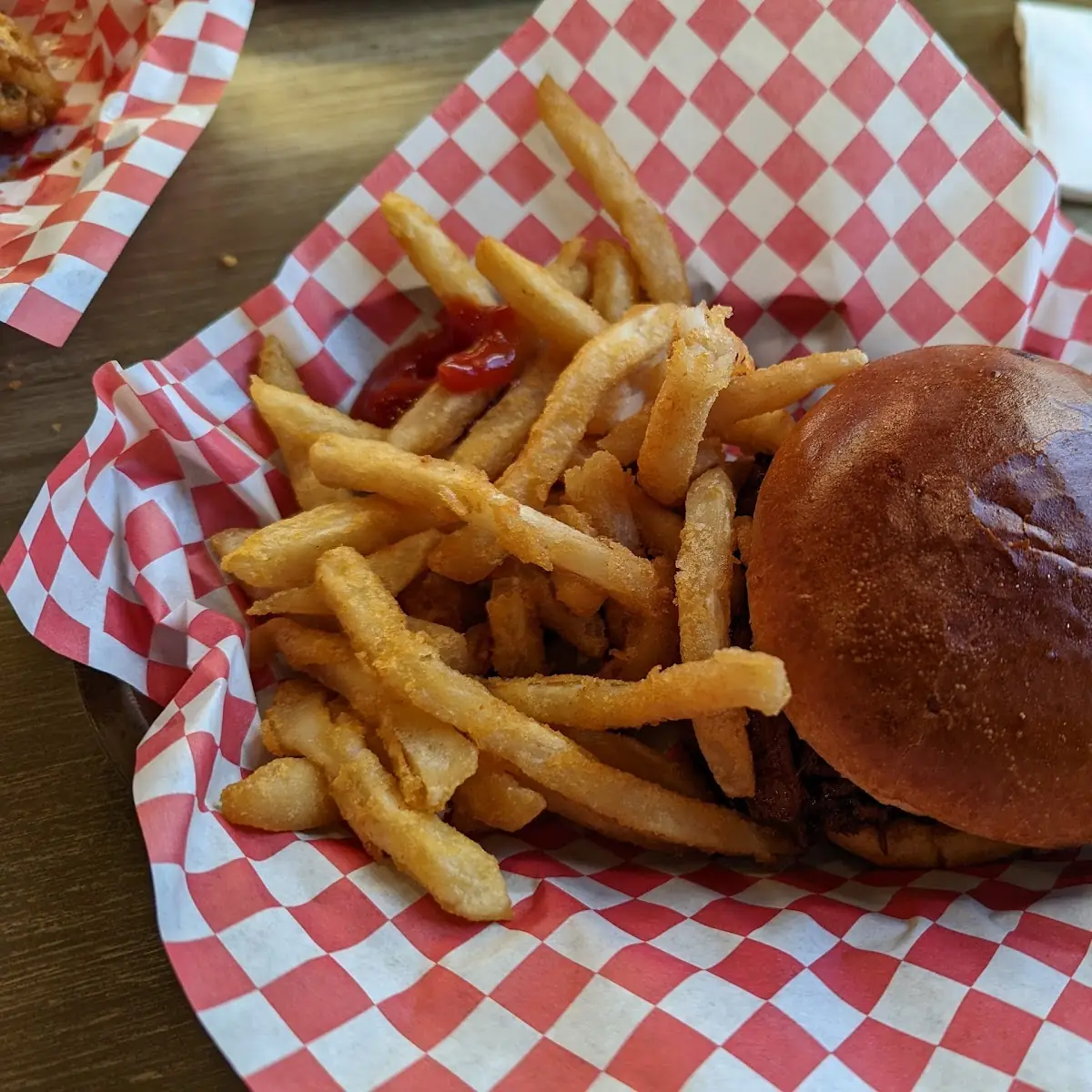 Motor City Pulled Pork Sandwich