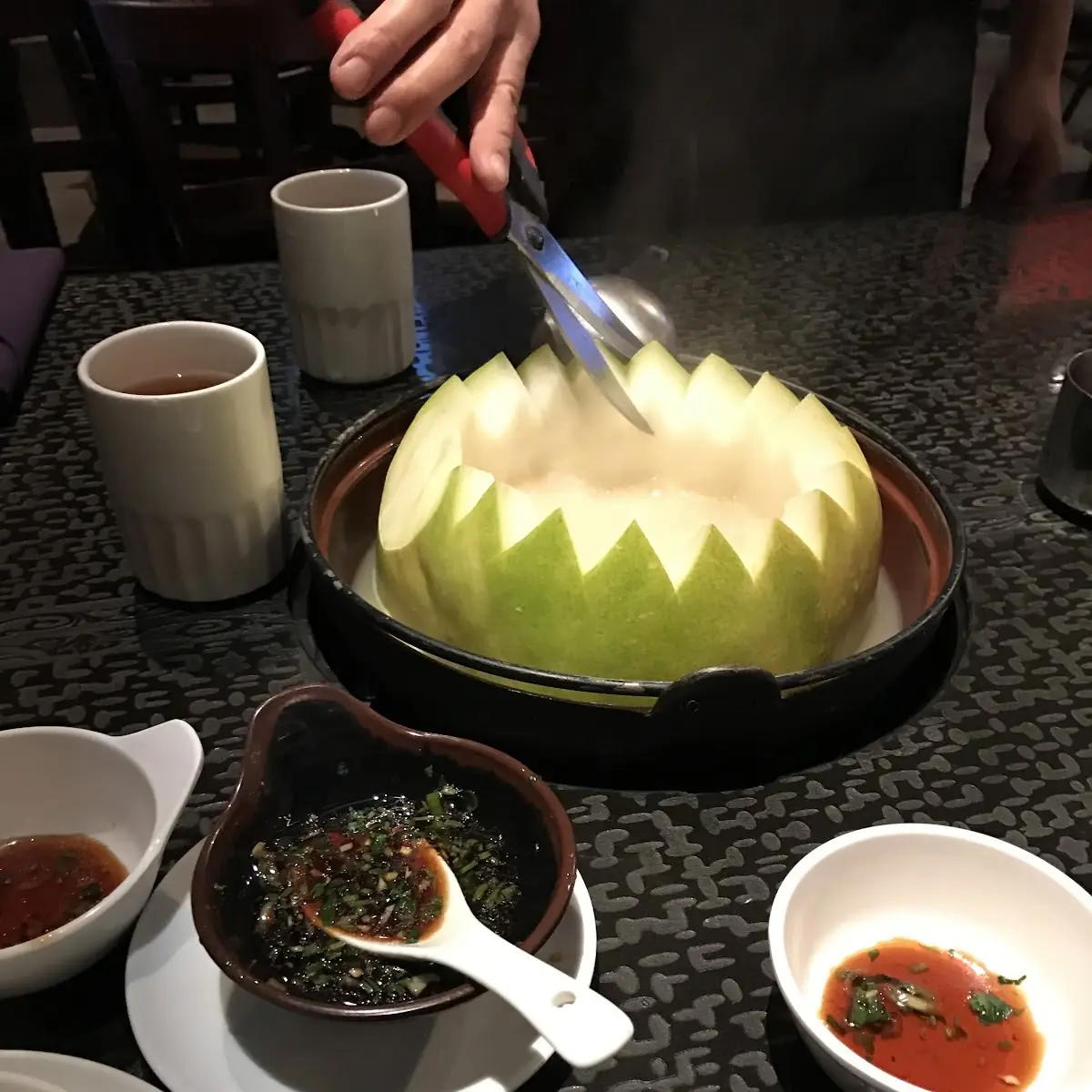 Whole Winter Melon Hot Pot Set