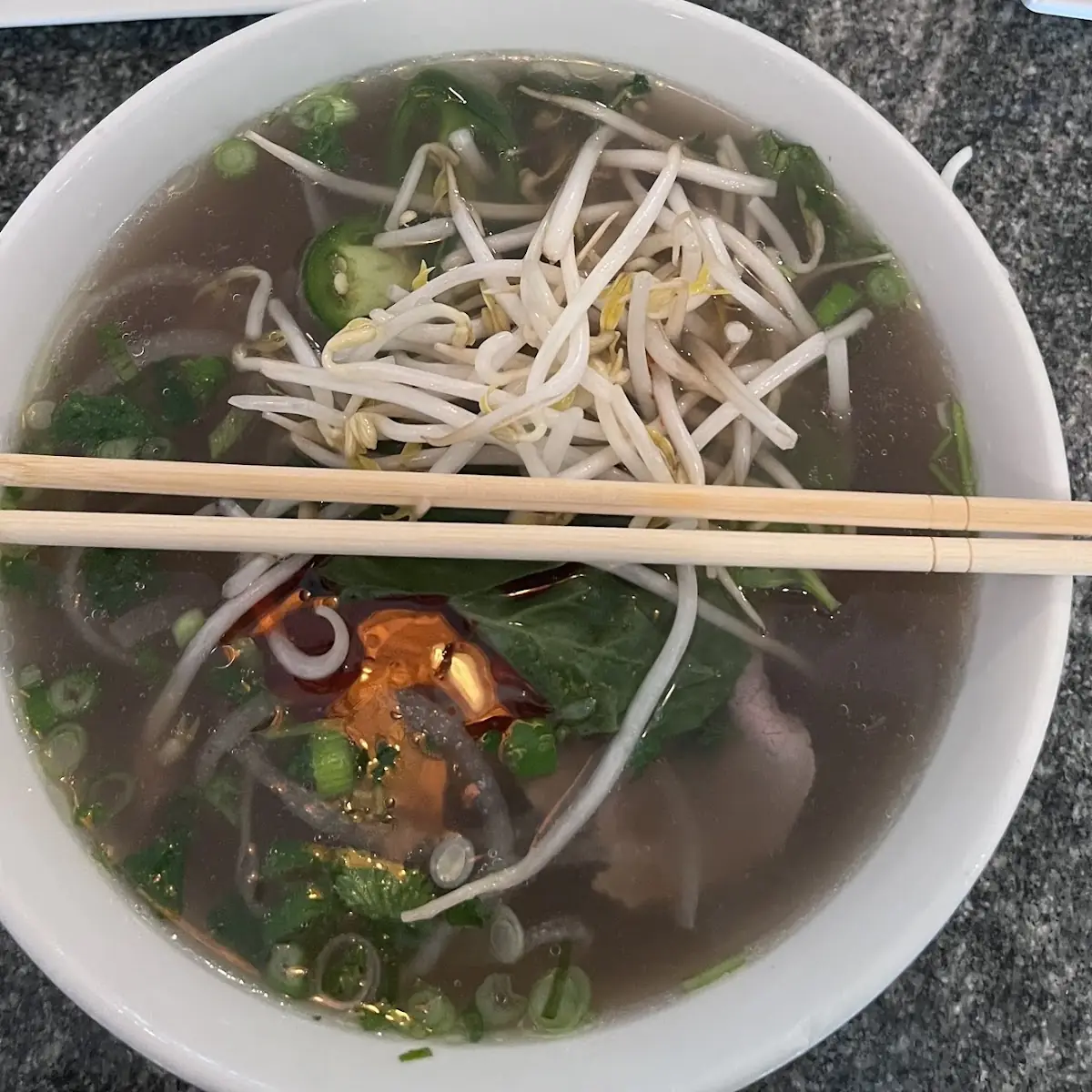 Pho with Rare Steak
