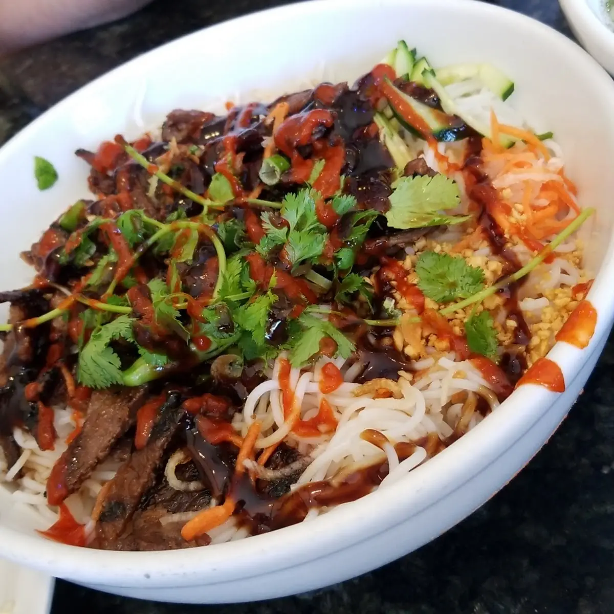 Vermicelli with Grilled Beef Noodle