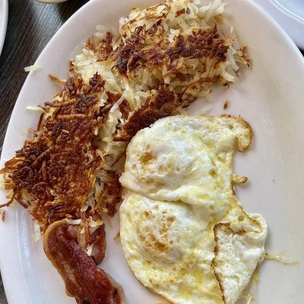 Bacon Eggs and Hash Browns
