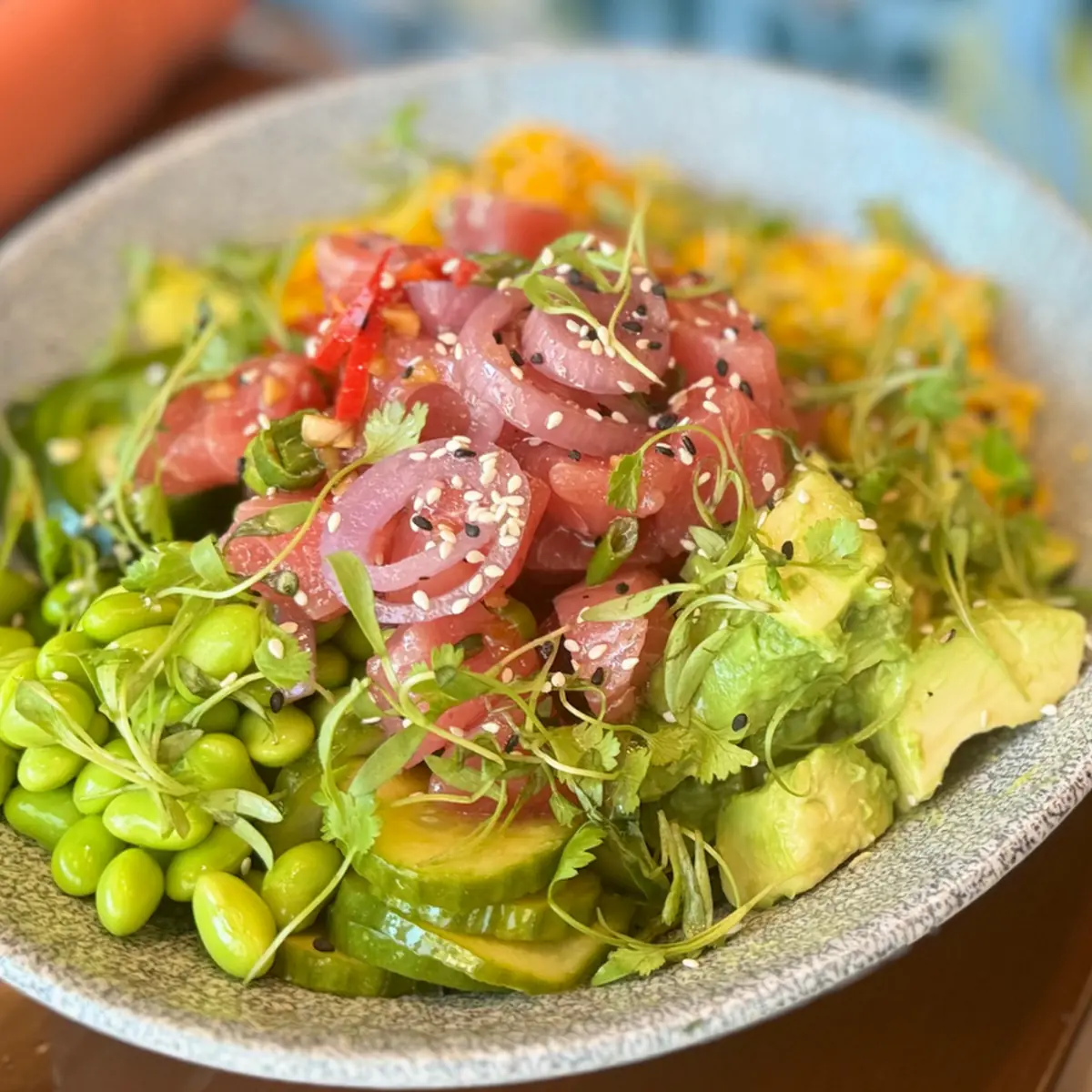 Ahi Tuna Poke Bowl