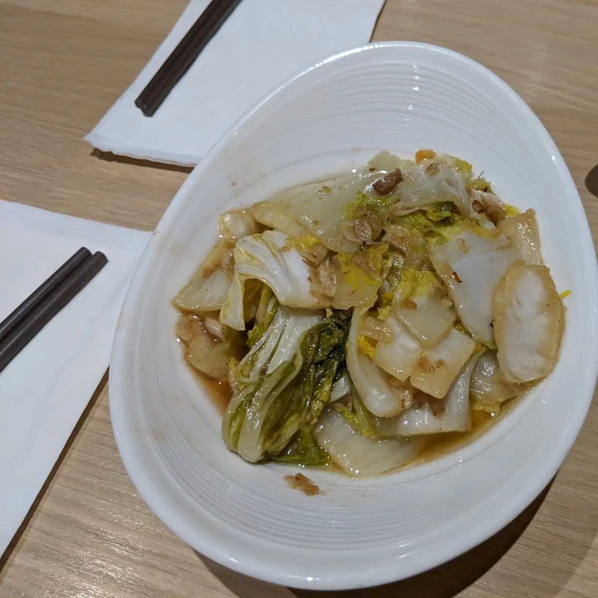 Braised Napa Cabbage