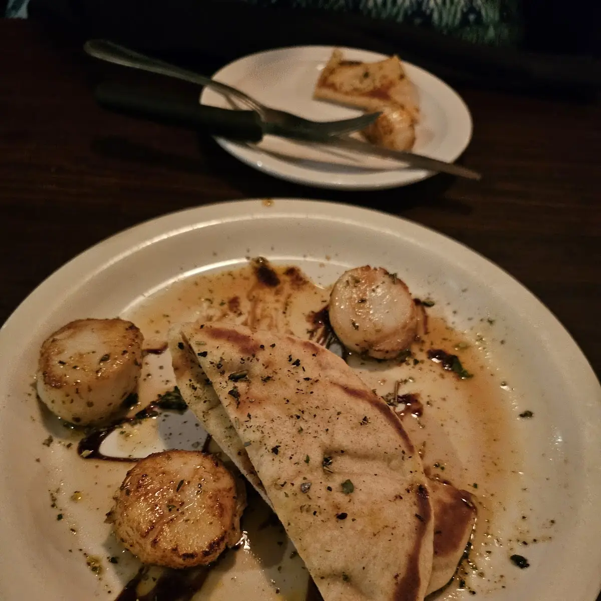 Scallops with Garlic Sauce