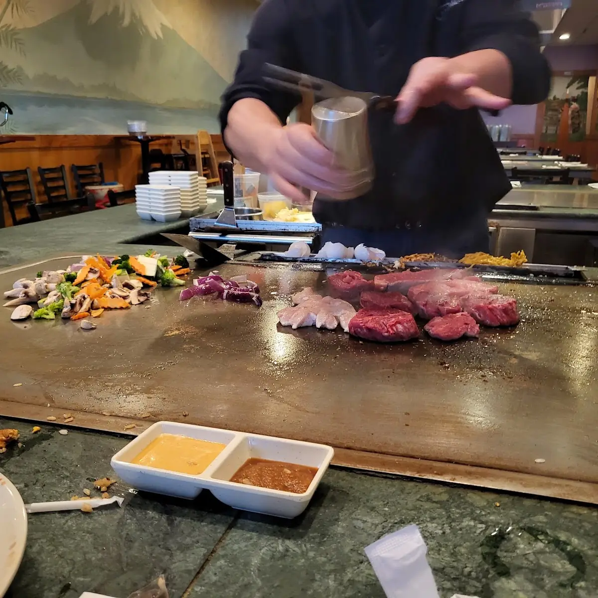 Hibachi Filet Mignon & Chicken