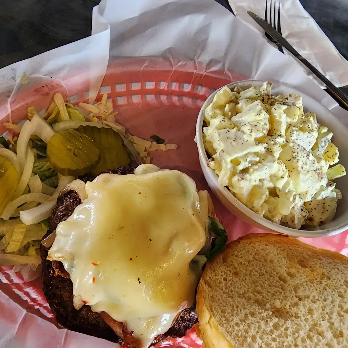 Devil's Corral with Potato Salad