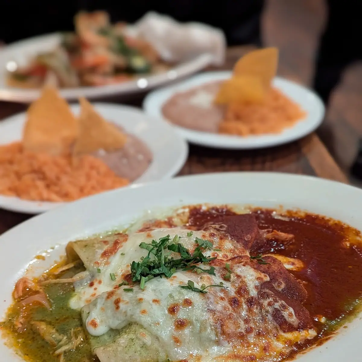 Cheese Enchiladas with Green Sauce