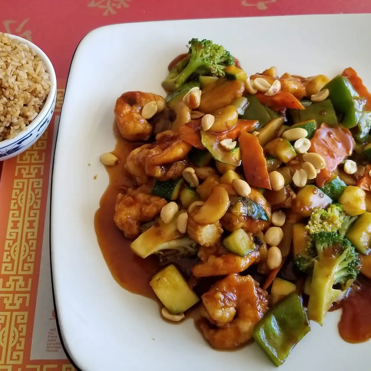 Kung Pao Shrimp Fried Rice