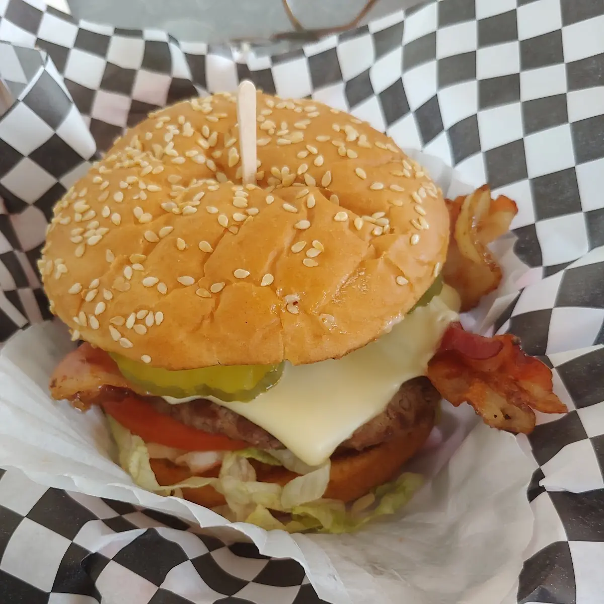 Bacon Swiss Burger