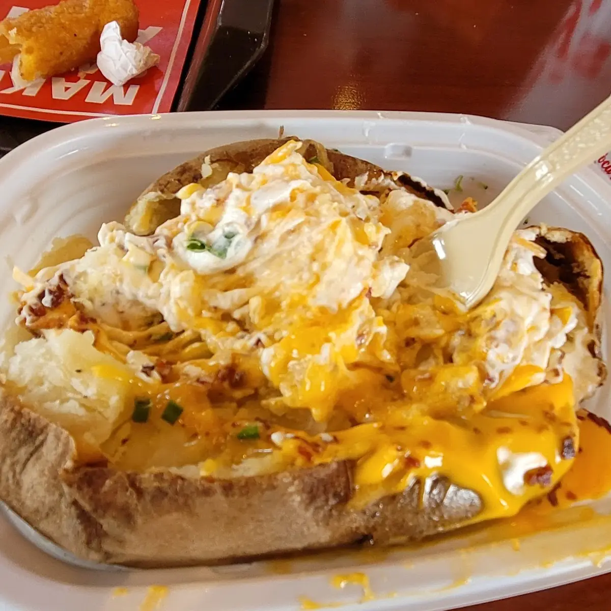 Cheese and Bacon Baked Potato