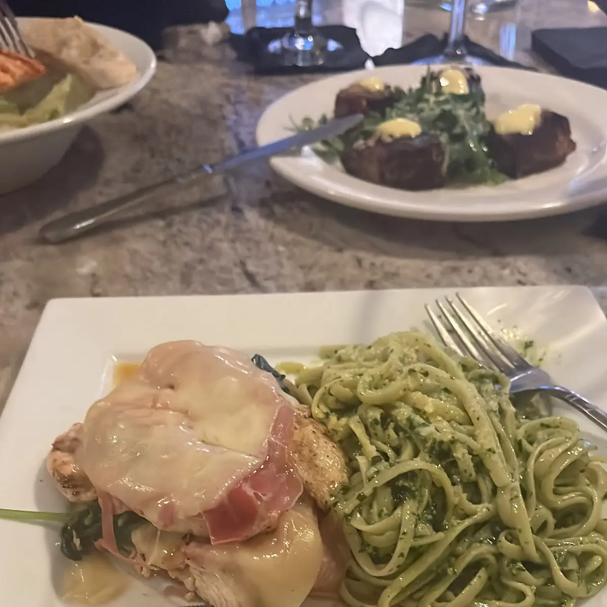 Bucatini & Herb Crusted Chicken