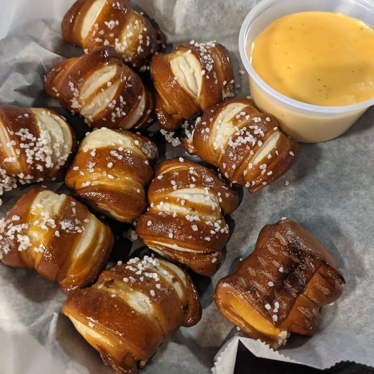 Pretzel Bites with Beer Cheese