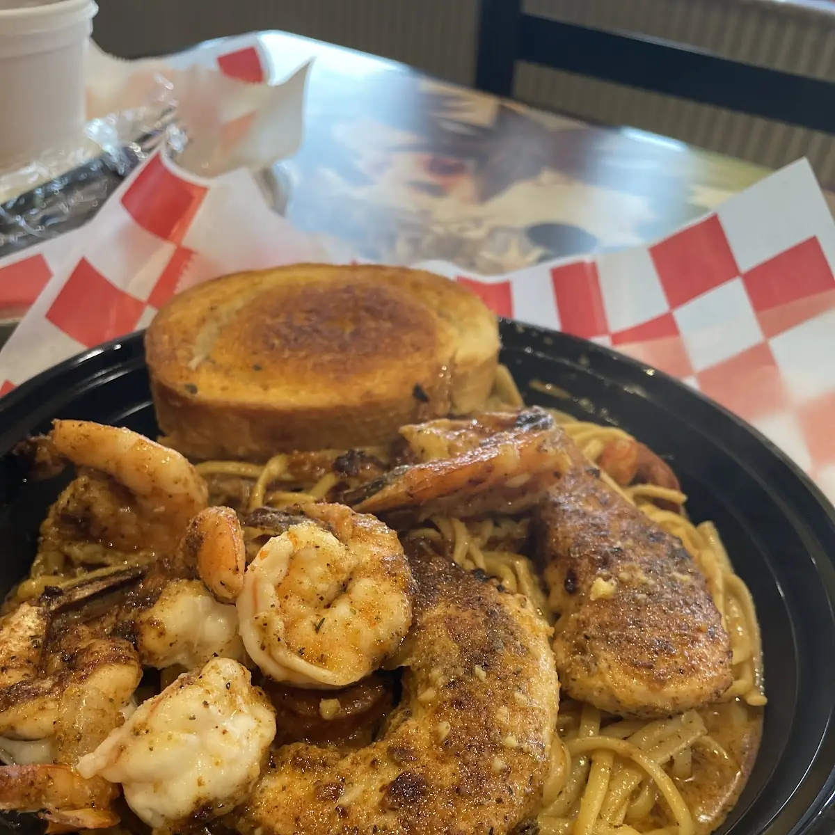 Chicken and Shrimp Alfredo