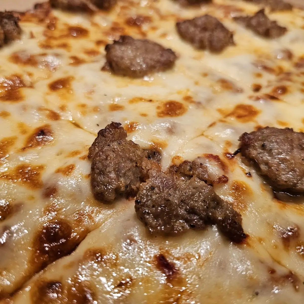 Cheese and Sausage Pizza