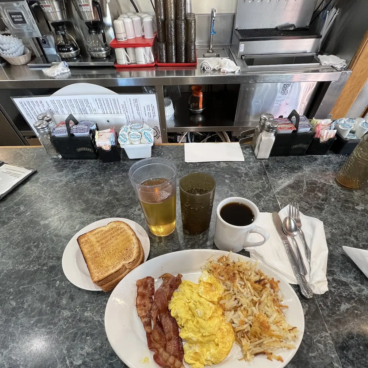 Canadian Bacon & Eggs