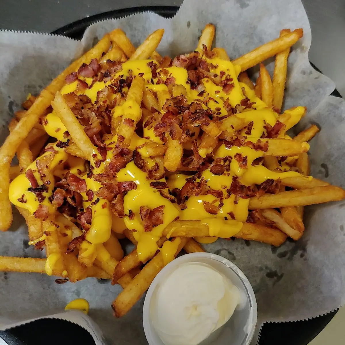 Loaded Beer-Battered Fries