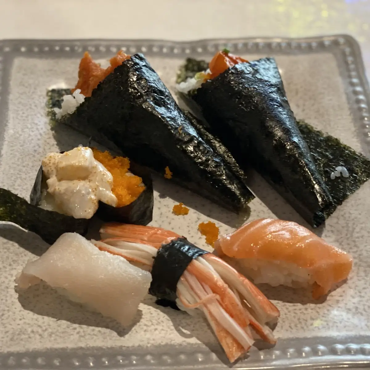 Spicy Salmon Hand Roll