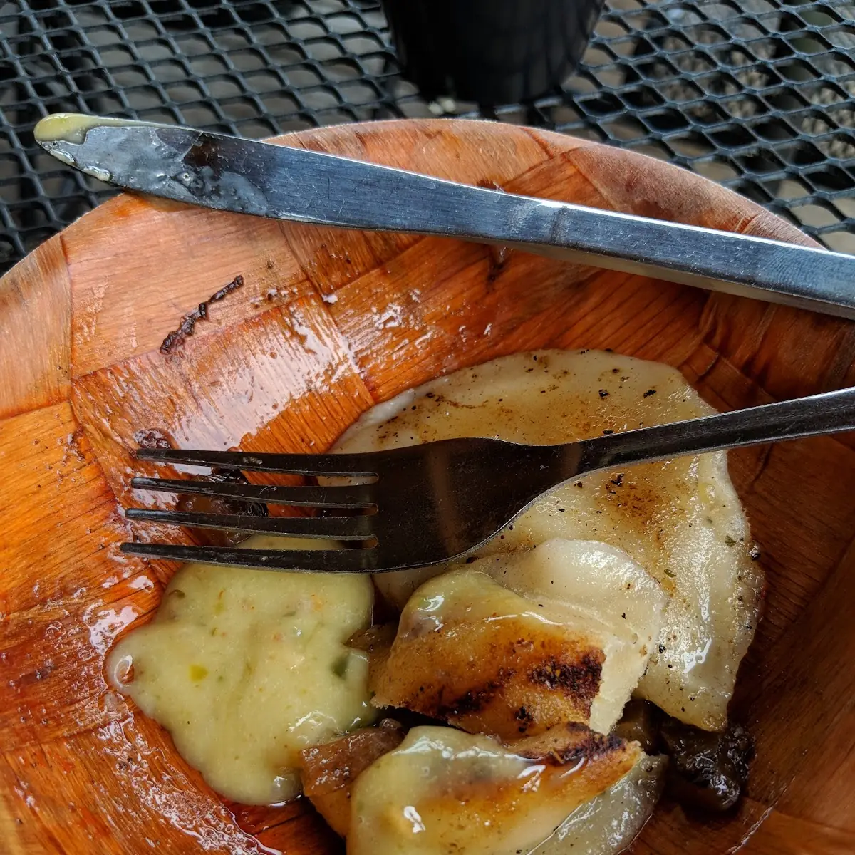 Pierogi Grilled Cheese