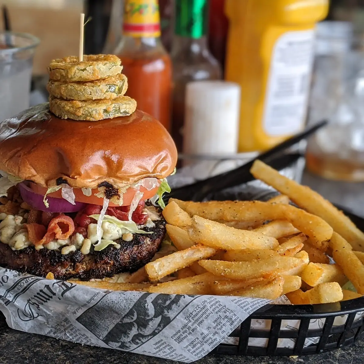 Black and Blue Burger