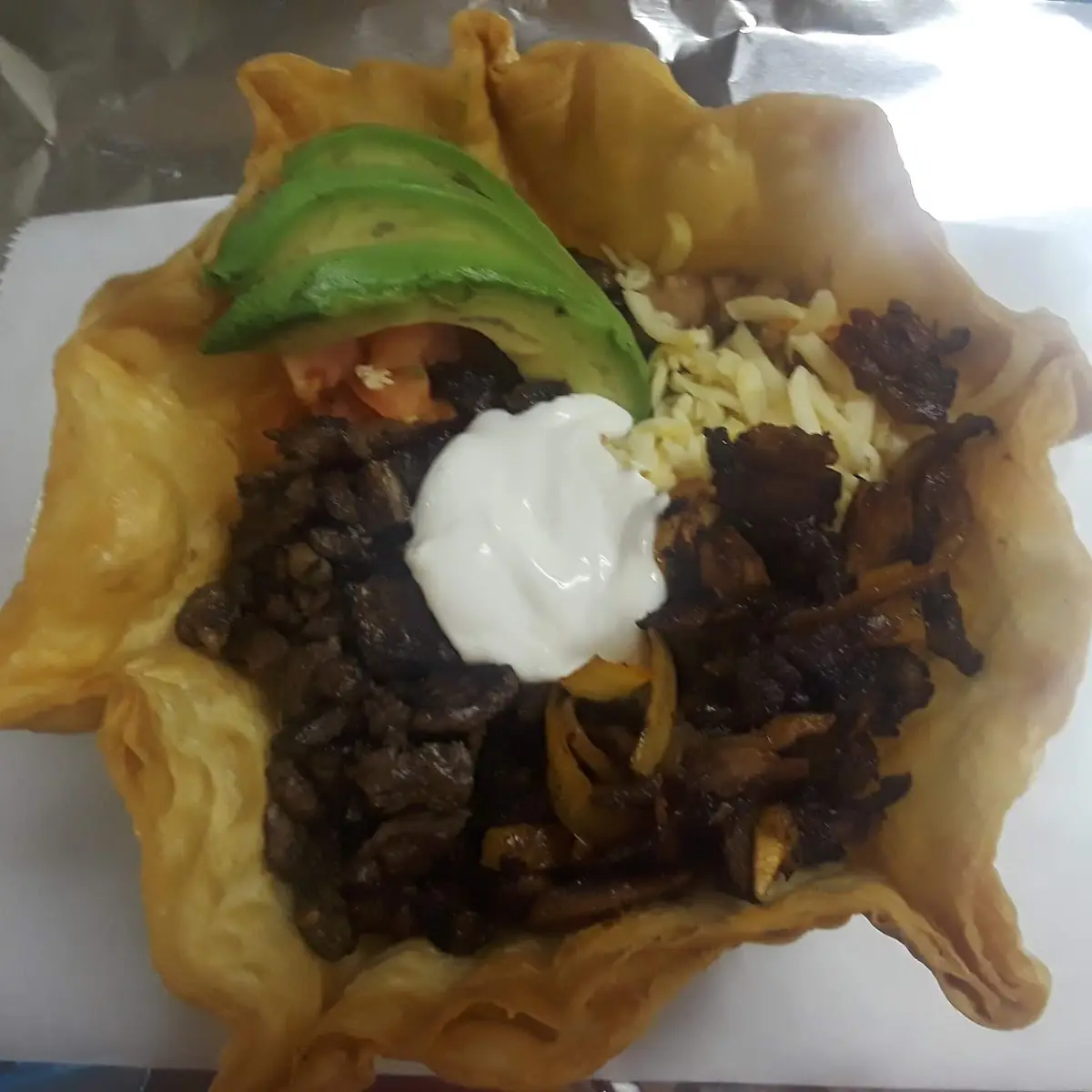 Taco Salad de Asada Y Pastor
