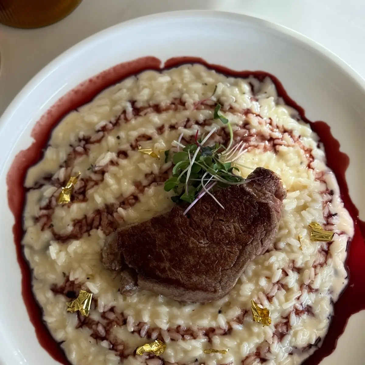 Japanese Wagyu Beef Cacio & Pepe 24k Risotto