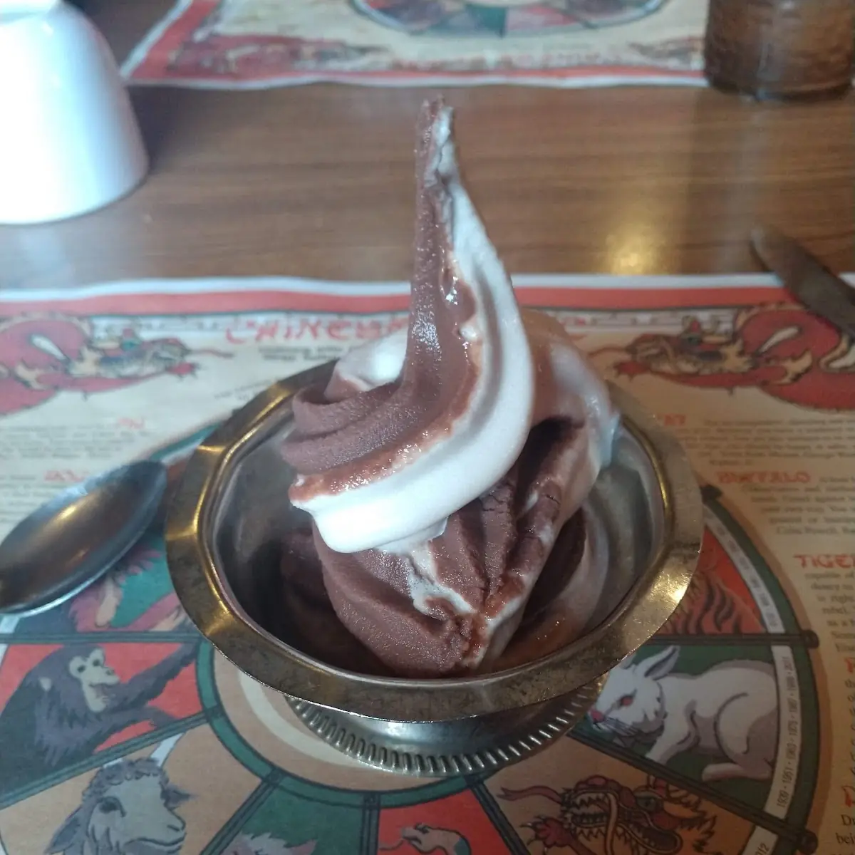 Chocolate and Vanilla Ice Cream