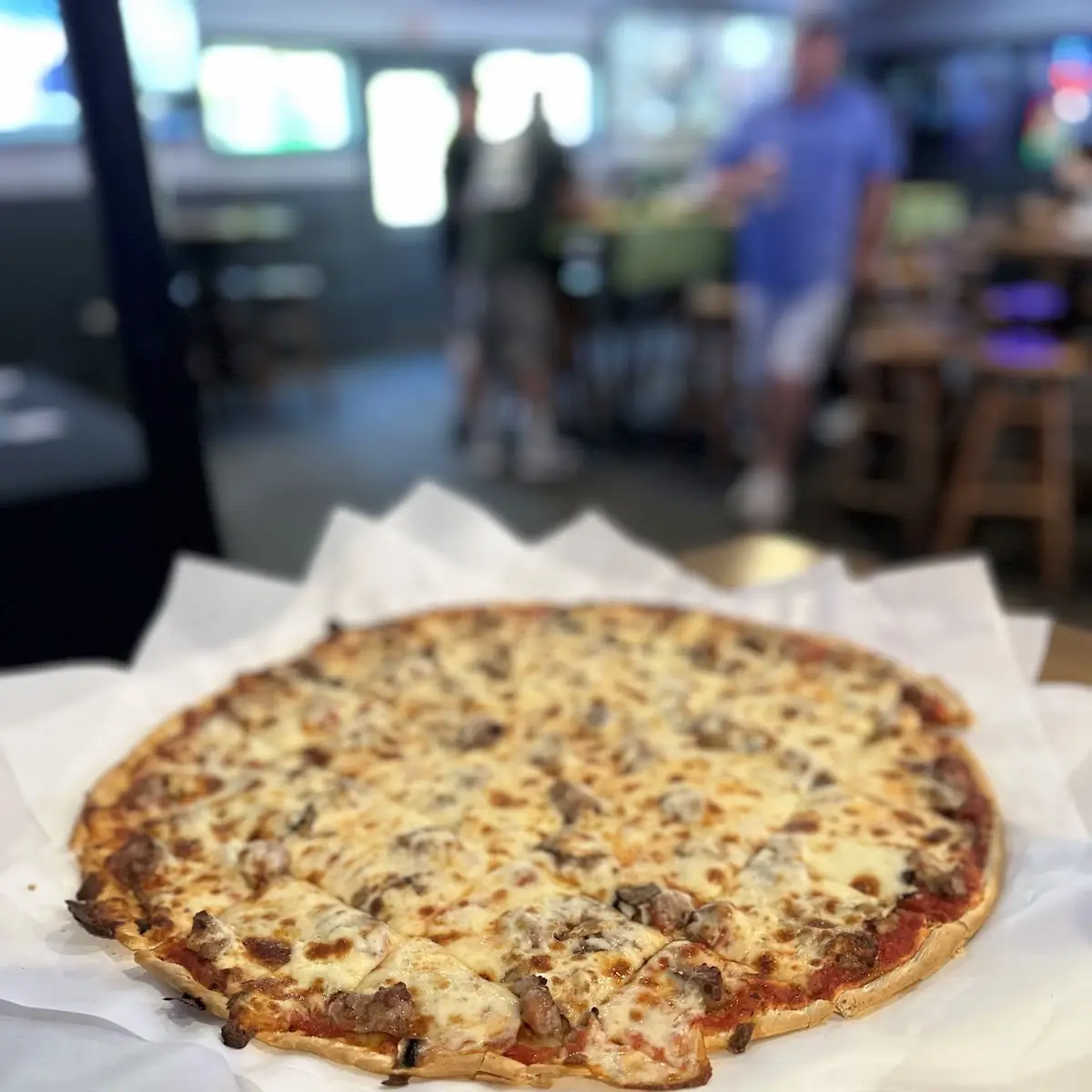 Sausage and Pepperoni Pizza