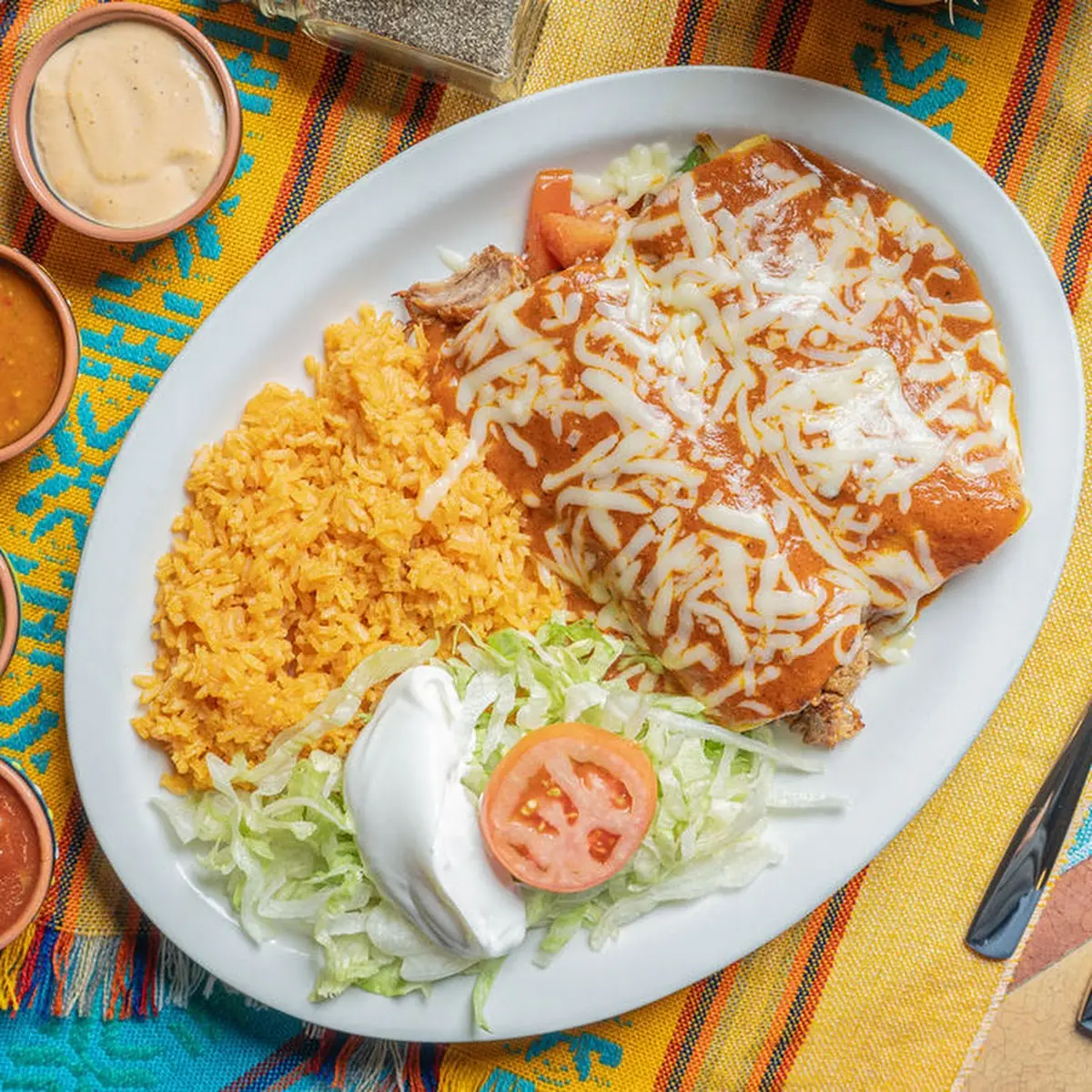 Enchilada Mexican Rice & Refried Beans