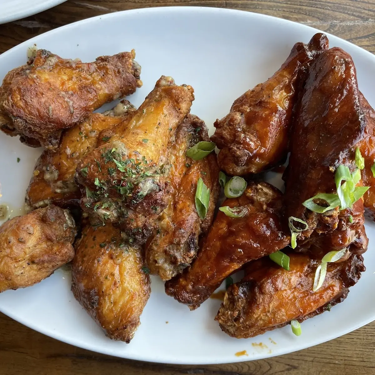 Wood-Fired Garlic Buffalo Wings
