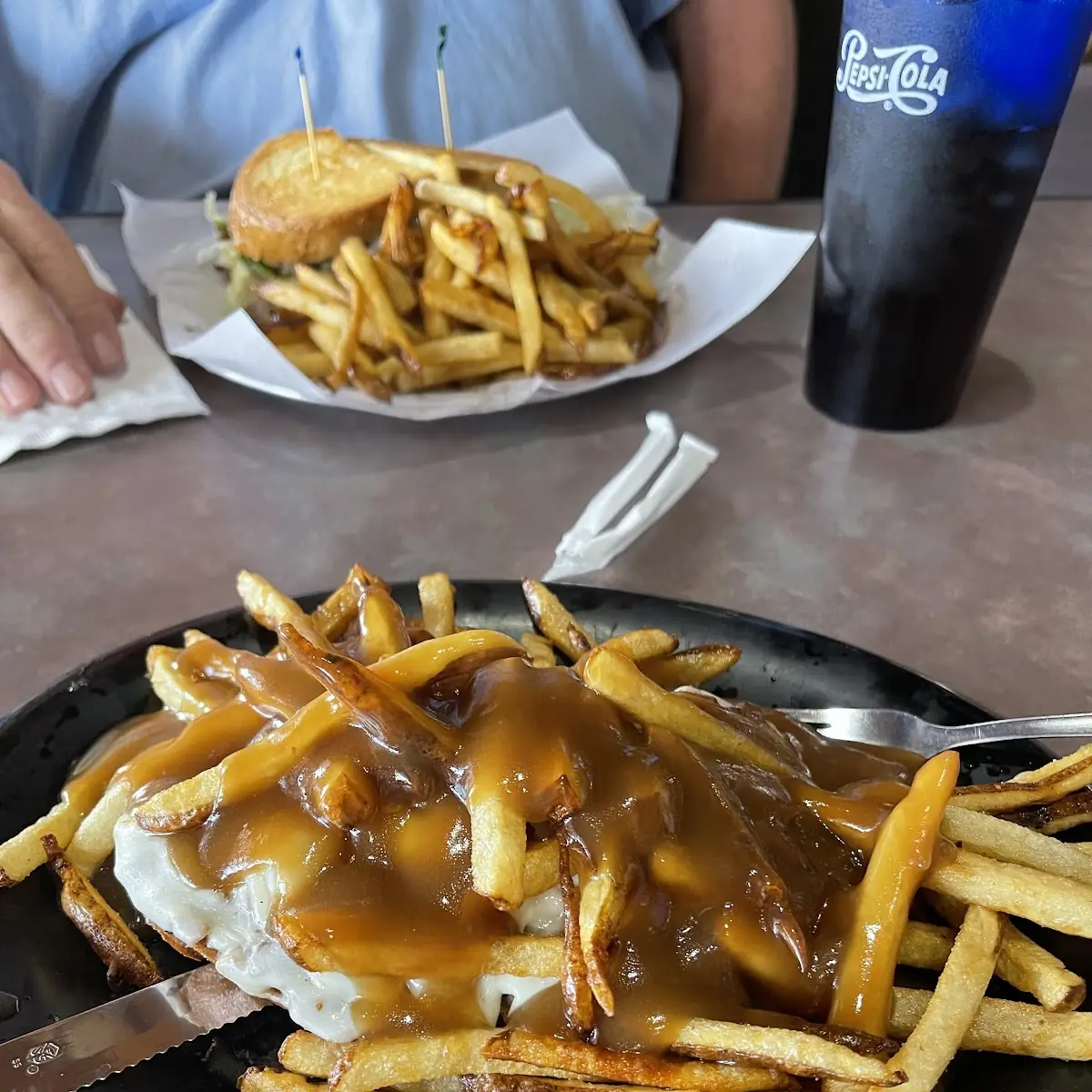 Open Faced Roast Beef Sandwich