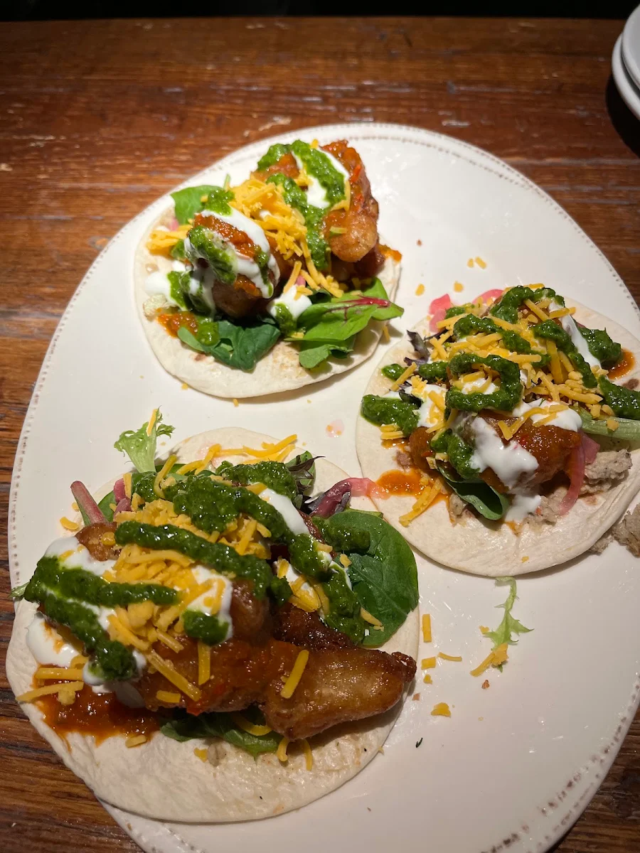 Buffalo Style Cauliflower Tacos