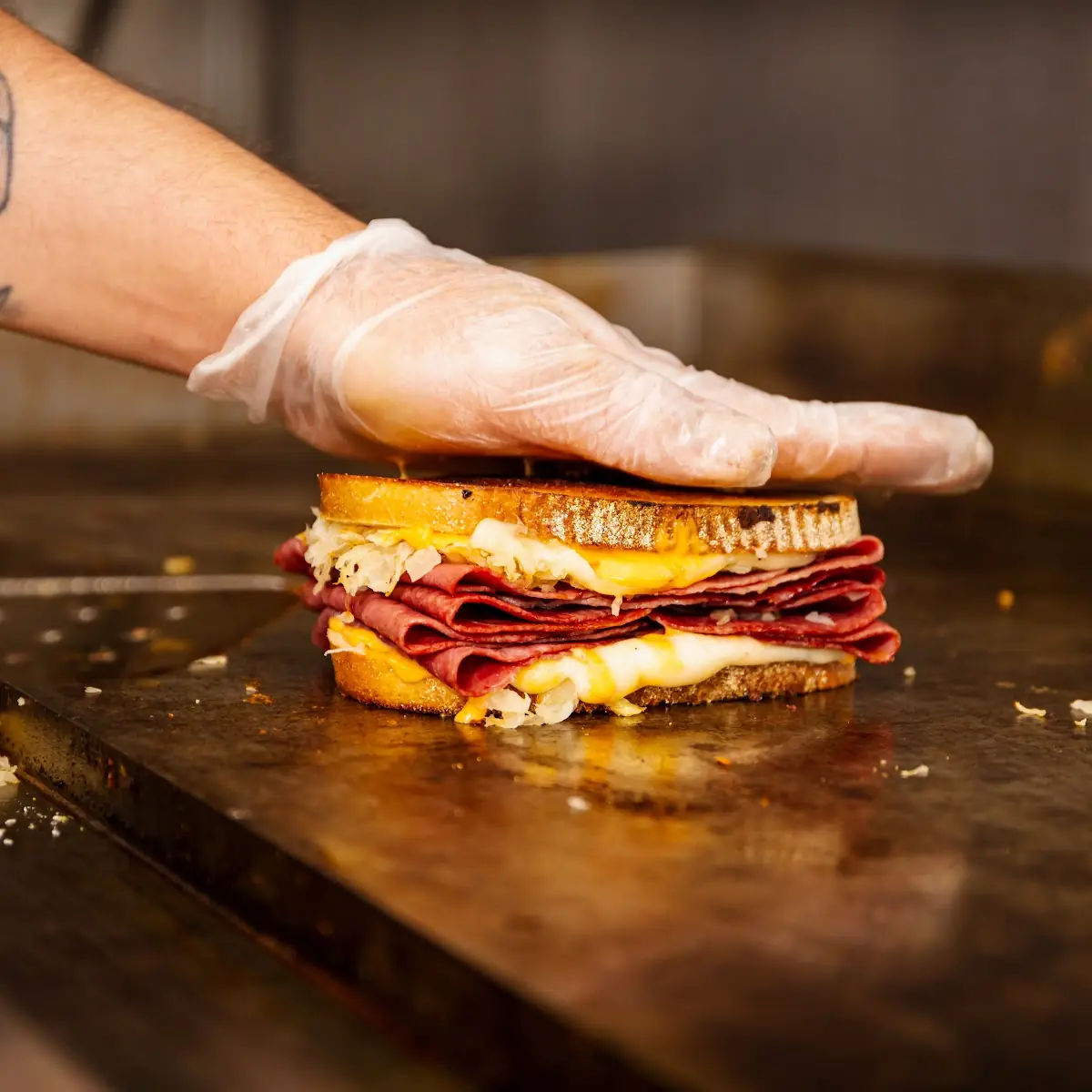 Meat and Cheese Sandwich