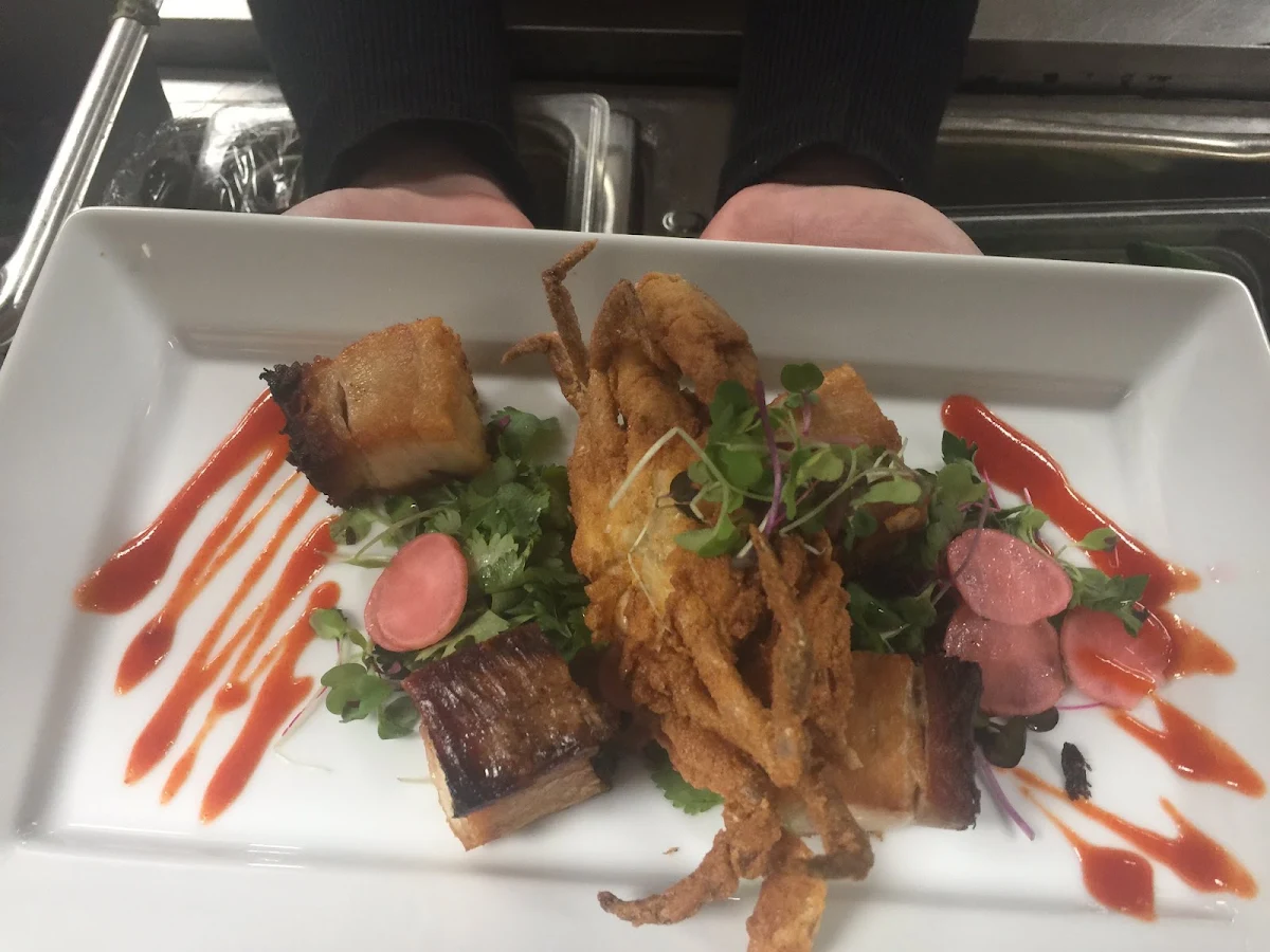 Crispy Pork Belly & Crab