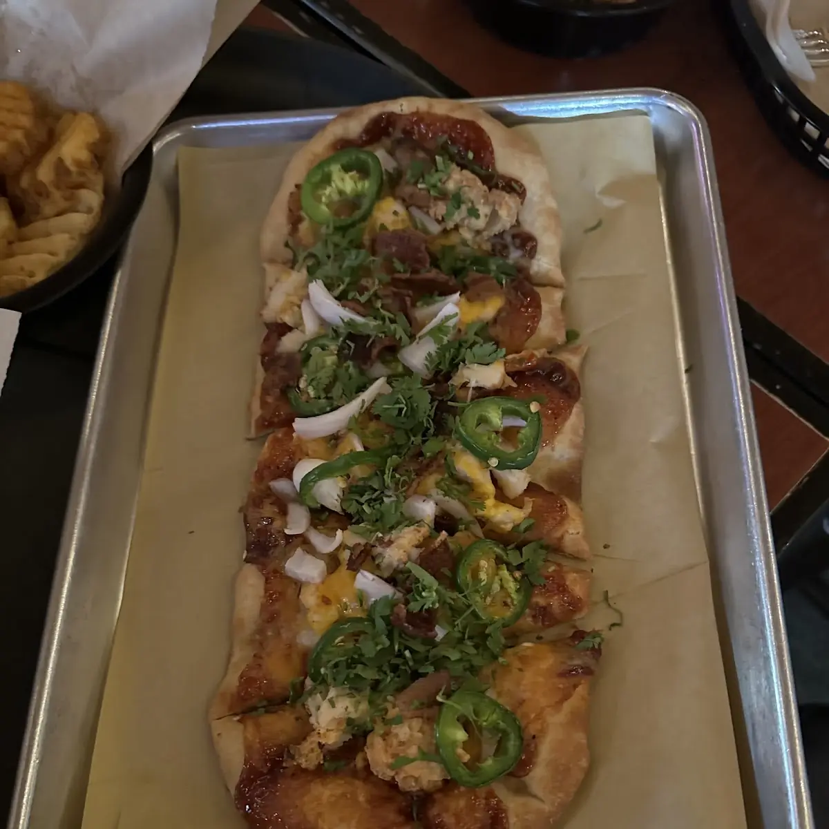 Thai Chicken Flatbread
