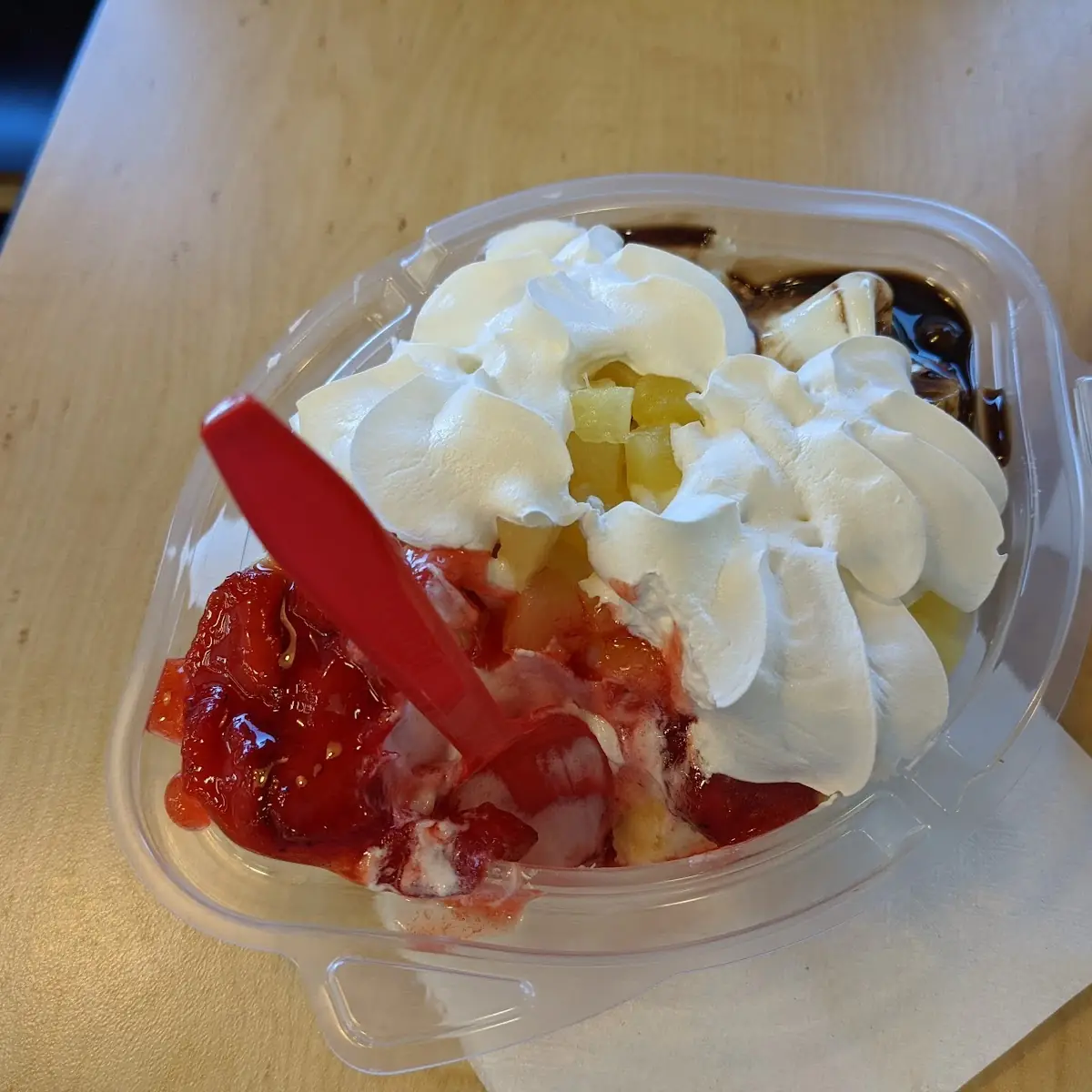 Banana Split Blizzard Treat