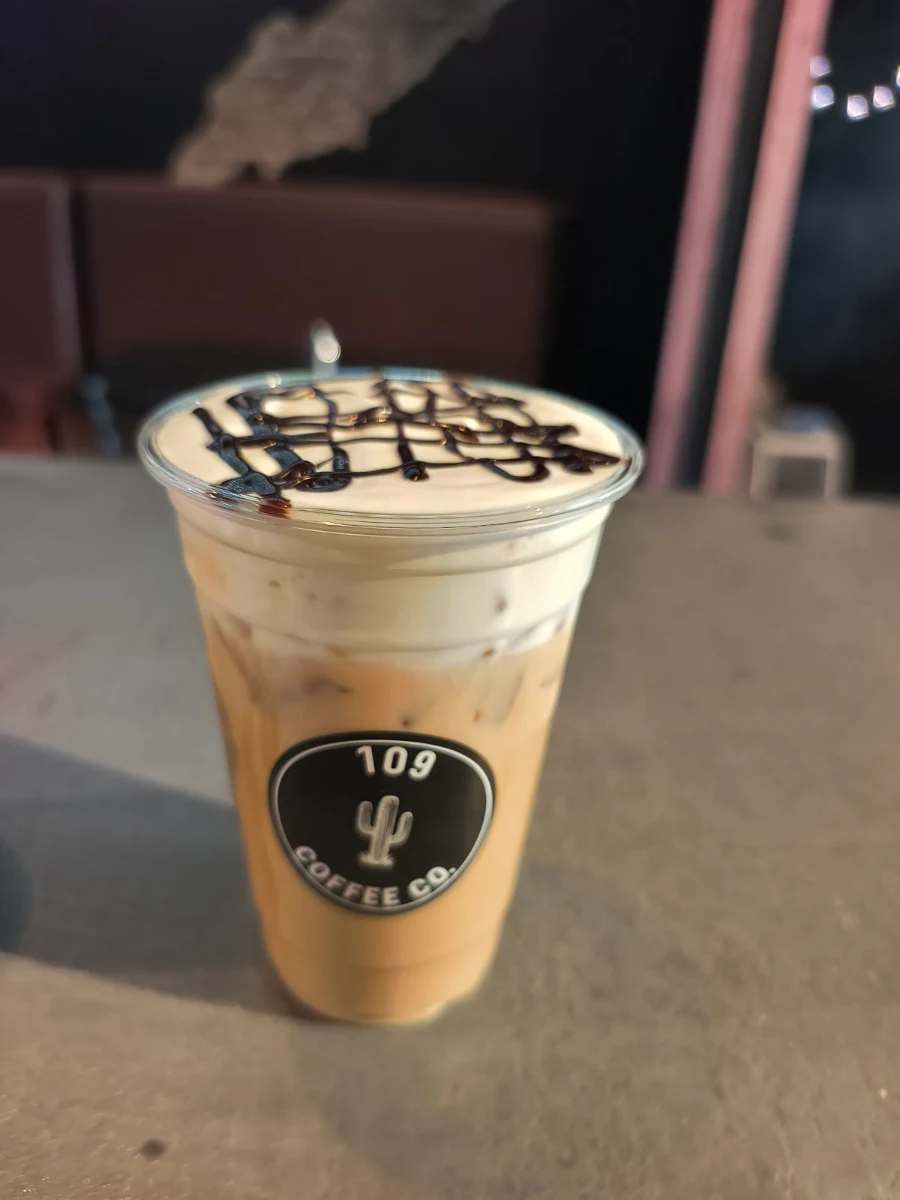 Two Iced Lattes