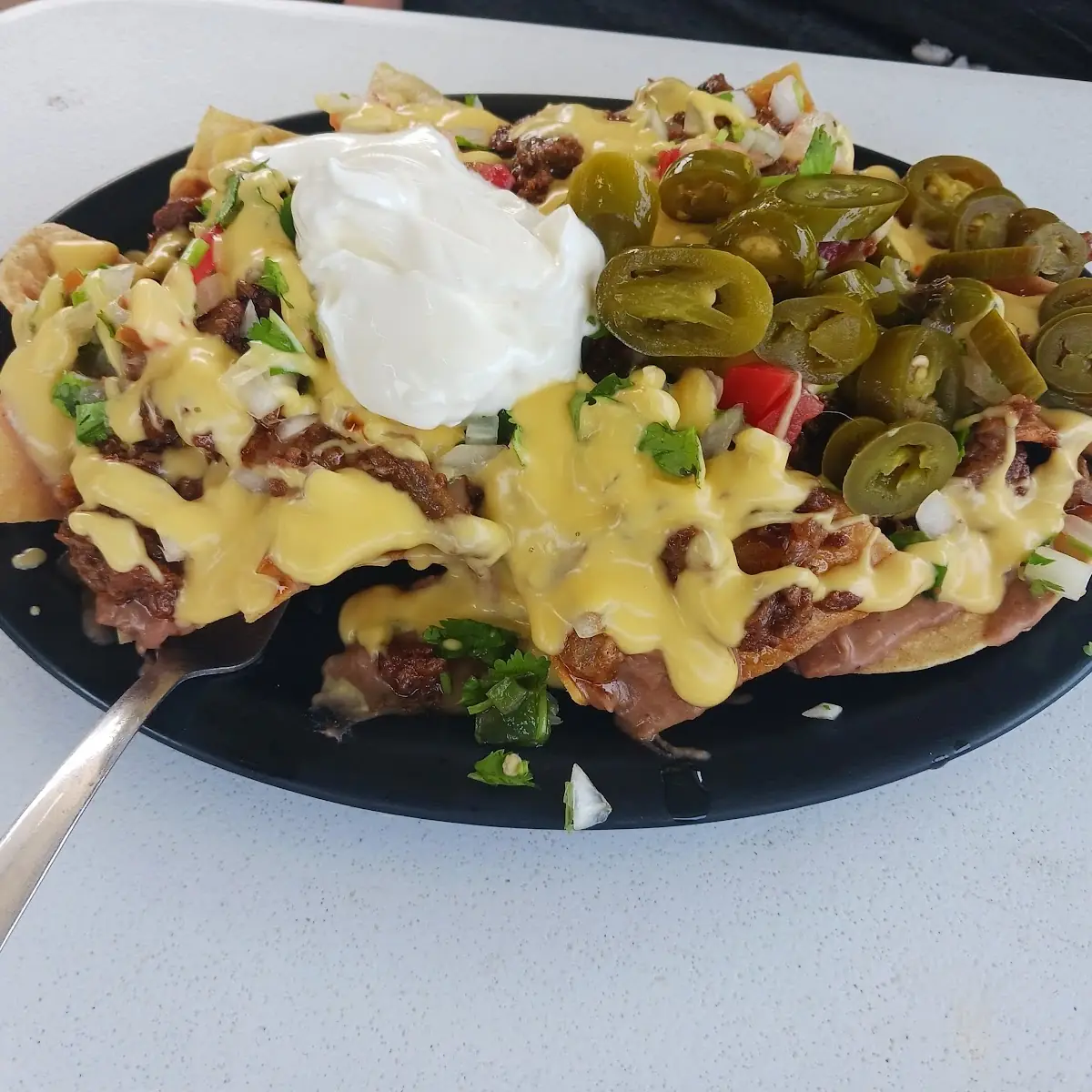 Loaded Cheese Mees Sour Cream
