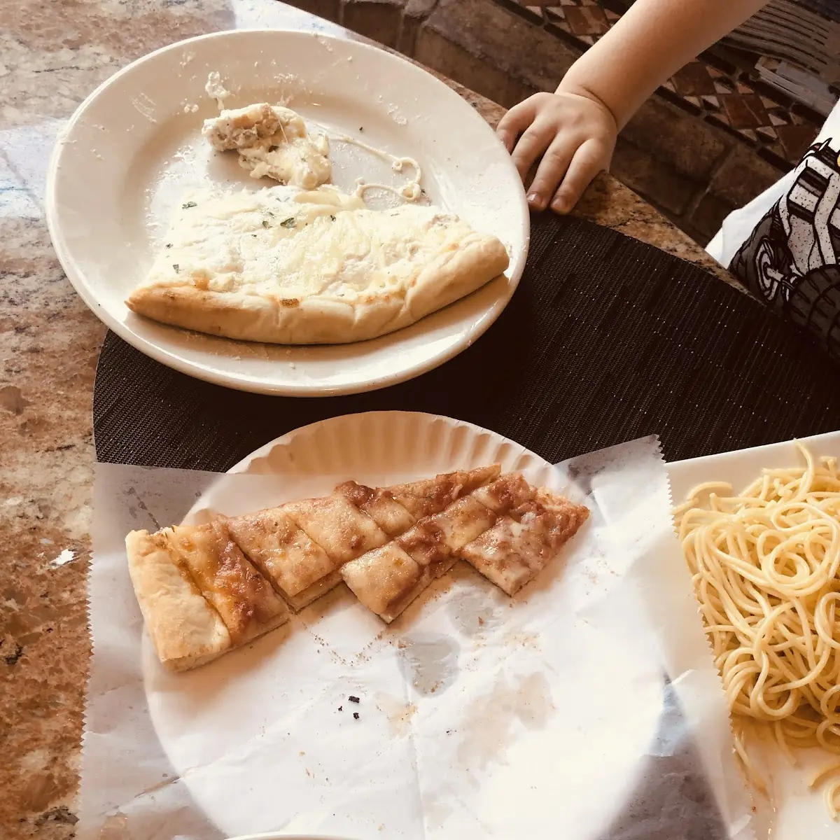 White Pizza Slice